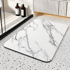 Bathroom Mat Quick Dry Diatom Stone Non Slip Marble Rug