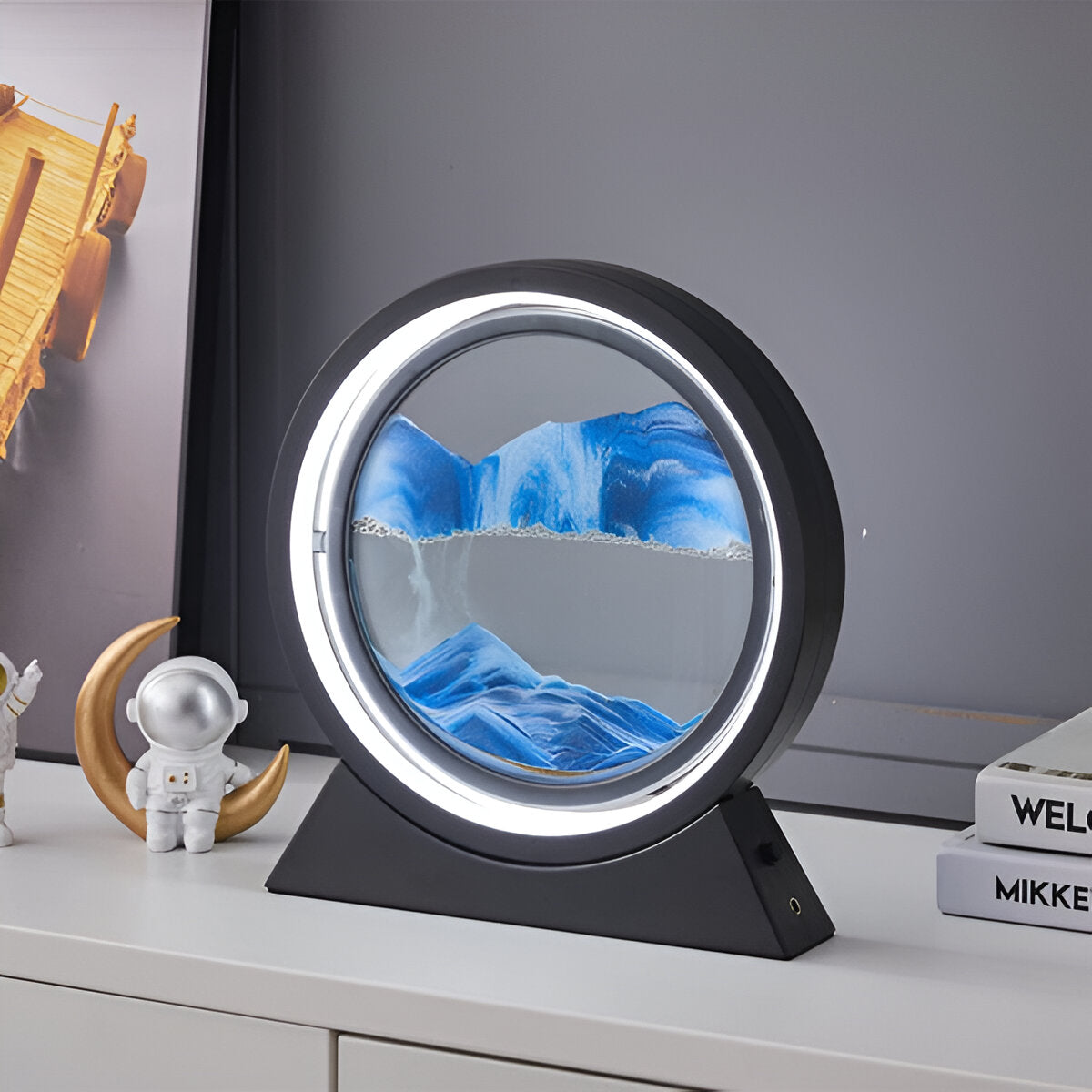 SandGlow Moving Sand Art Lamp