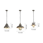 Edison Industrial Glass Pendant (12"–16")