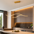 Elara Wave Linear Chandelier (39"–47")
