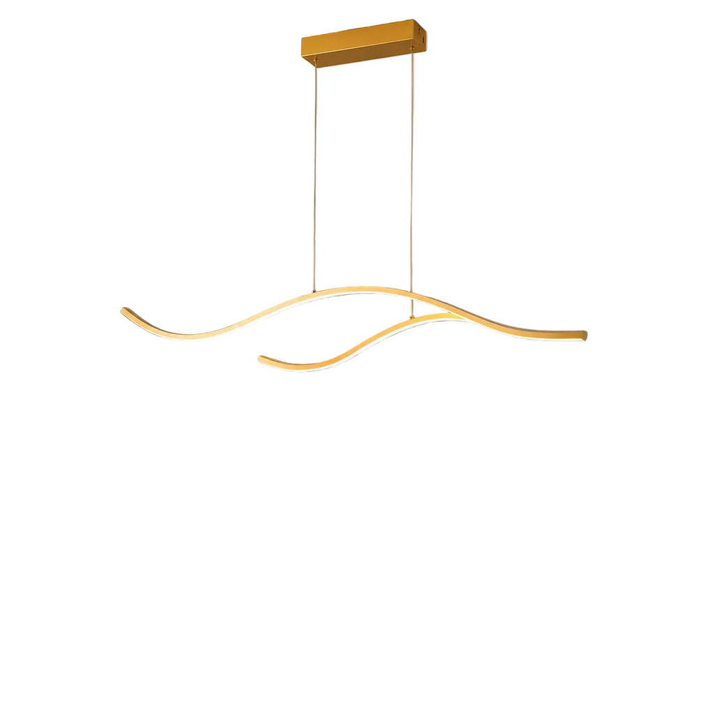 Elara Wave Linear Chandelier (39"–47")