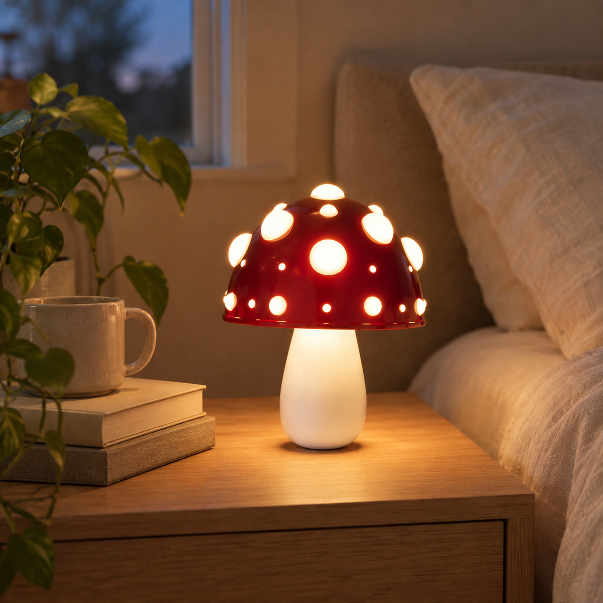LumiFungi Mushroom Table Lamp