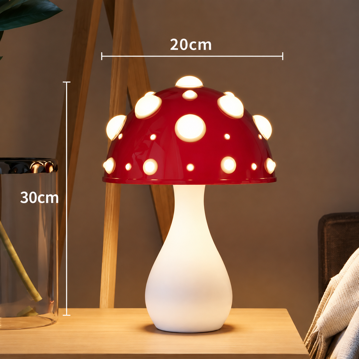 LumiFungi Mushroom Table Lamp