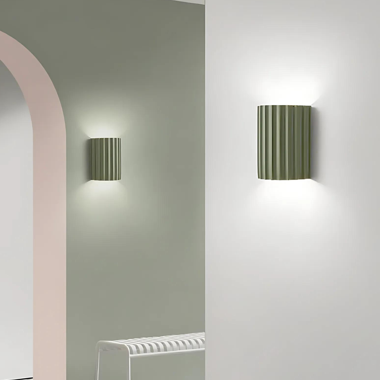 MuraleLuxe Wave Wall Lamp - view 6