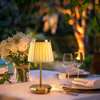 LumiLuxe Fabric Shade Table Lamp - view 4