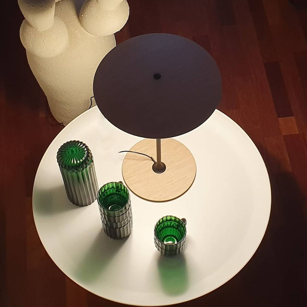 GingerGlow Minimalist Table Lamp