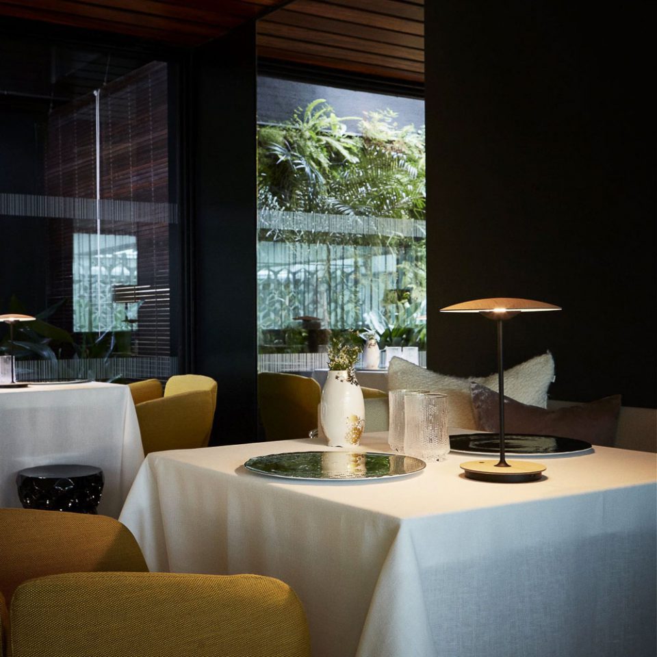 GingerGlow Minimalist Table Lamp