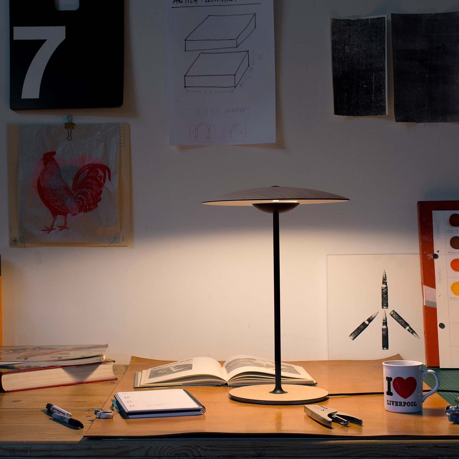 GingerGlow Modern Table Lamp - view 6
