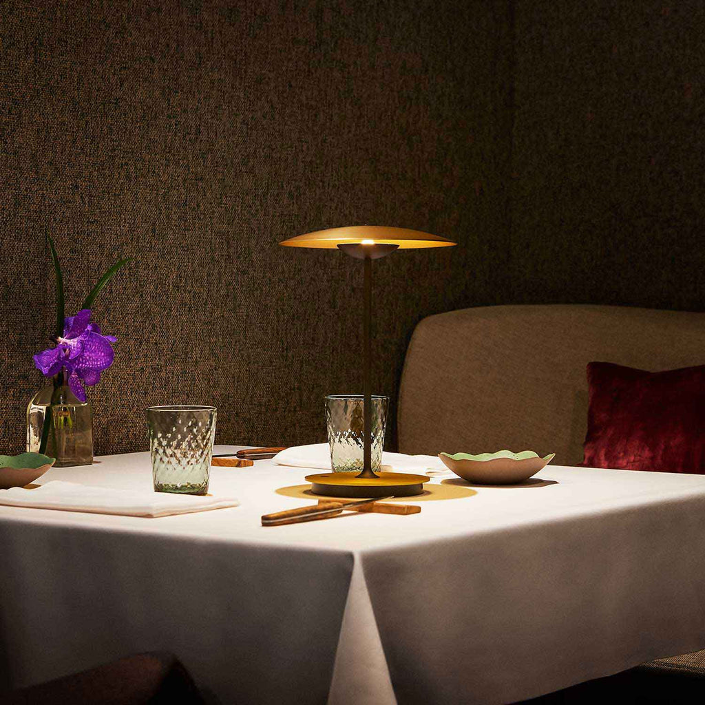 GingerGlow Minimalist Table Lamp