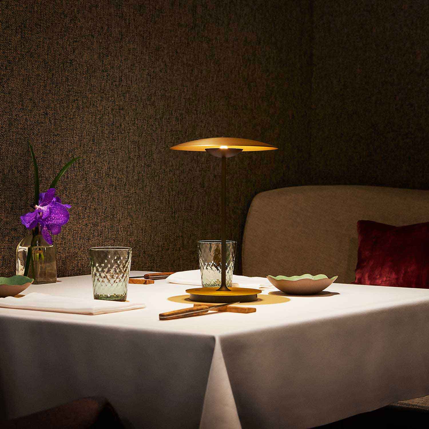 GingerGlow Minimalist Table Lamp