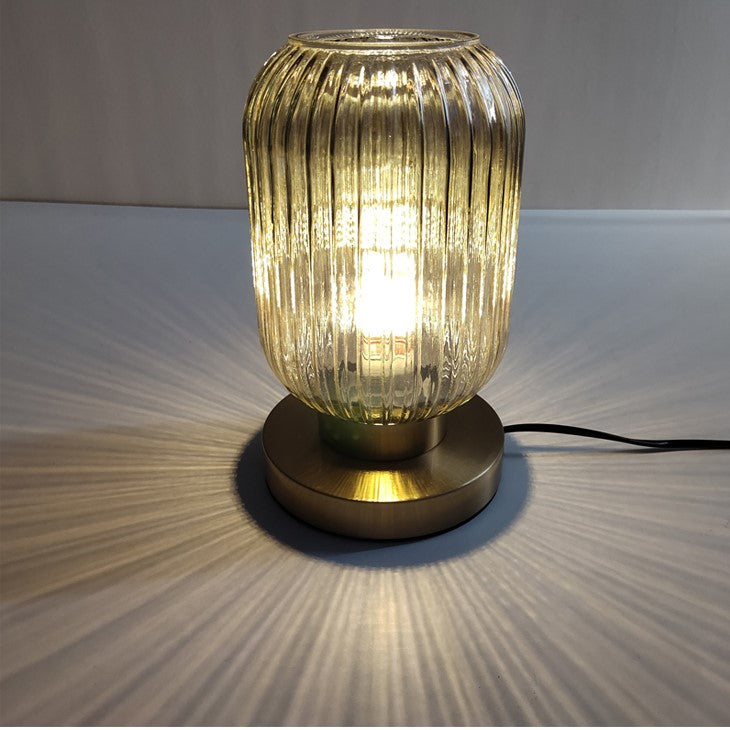 AmberGlow Glass Table Lamp - view 6