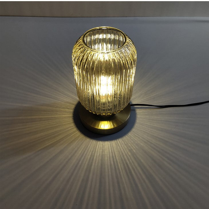 AmberGlow Glass Table Lamp - view 2