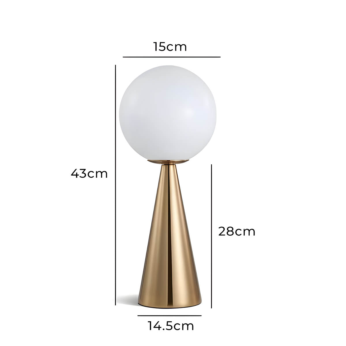 Harmoniq Glass Accent Table Lamp