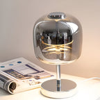 GlowSphere Smoke Glass Lamp - view 6