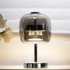GlowSphere Smoke Glass Lamp - view 3