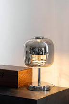 GlowSphere Smoke Glass Lamp - view 4