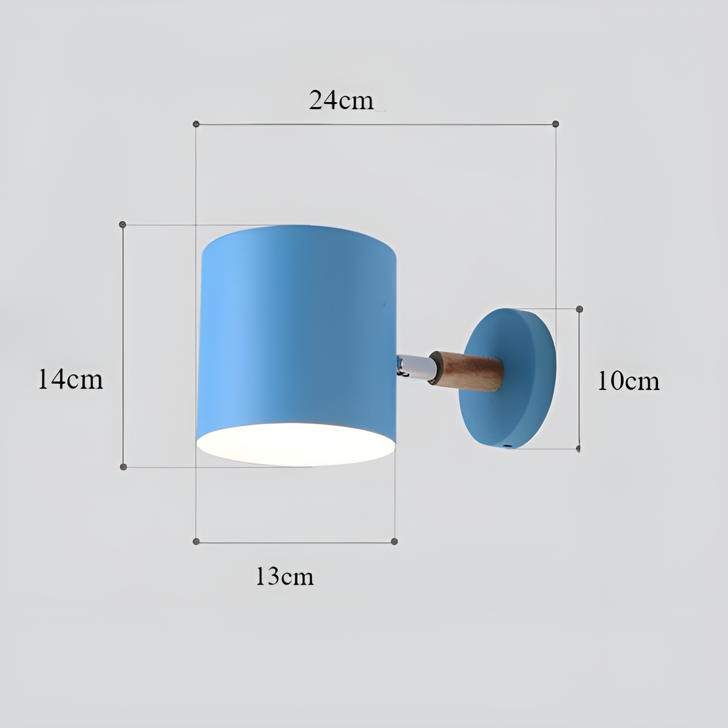 NordicGlow Adjustable Wall Sconce
