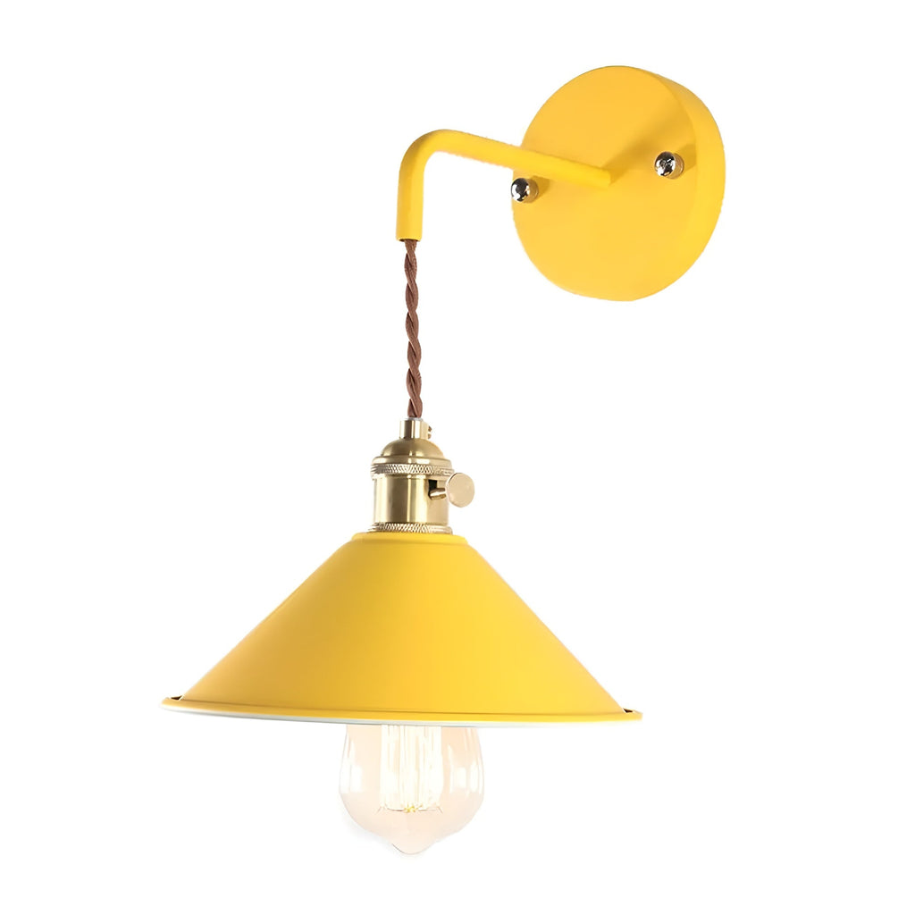 RetroGlow Conical Wall Sconce