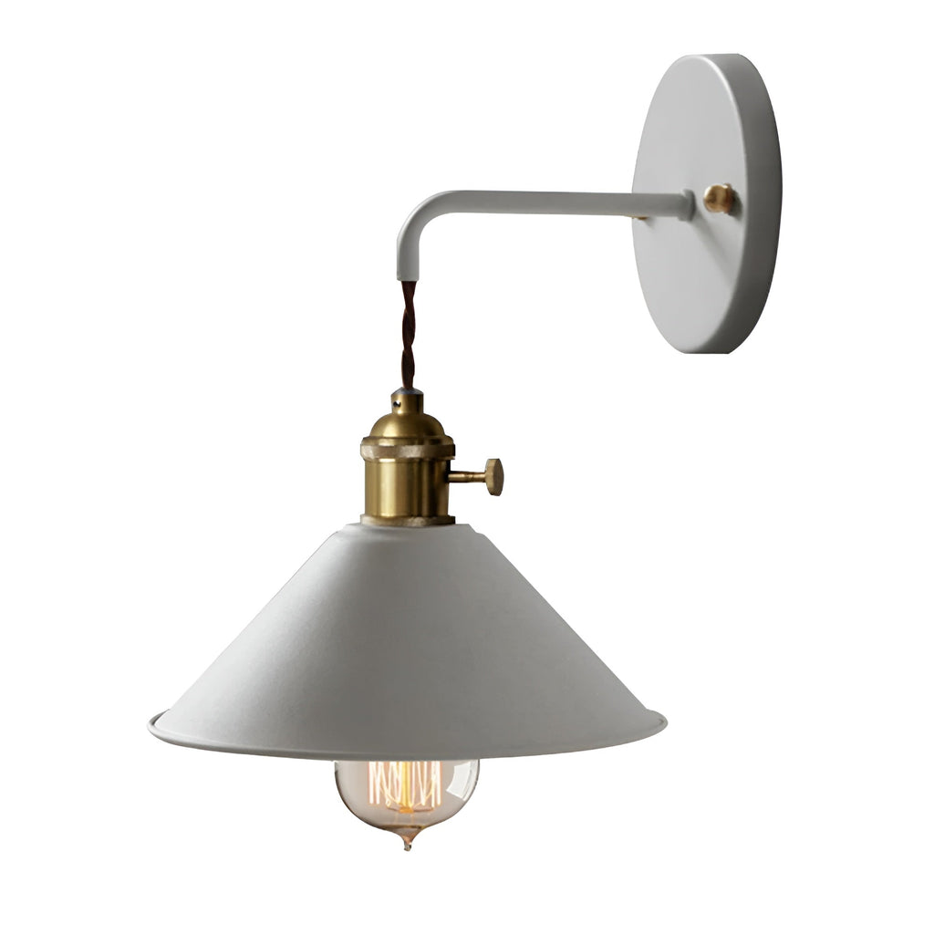 RetroGlow Conical Wall Sconce