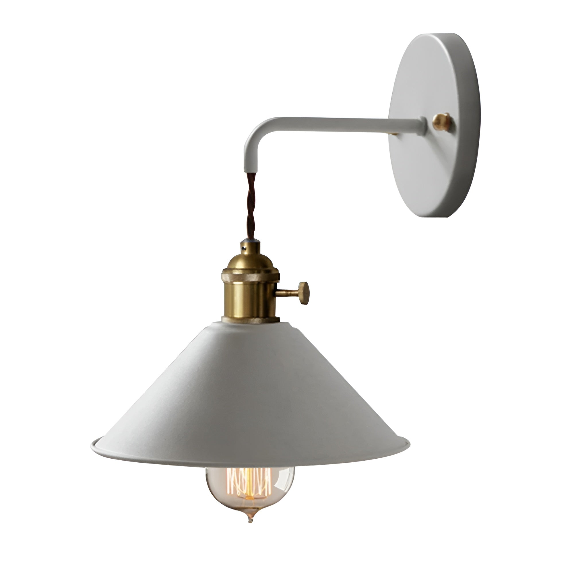 RetroGlow Conical Wall Sconce