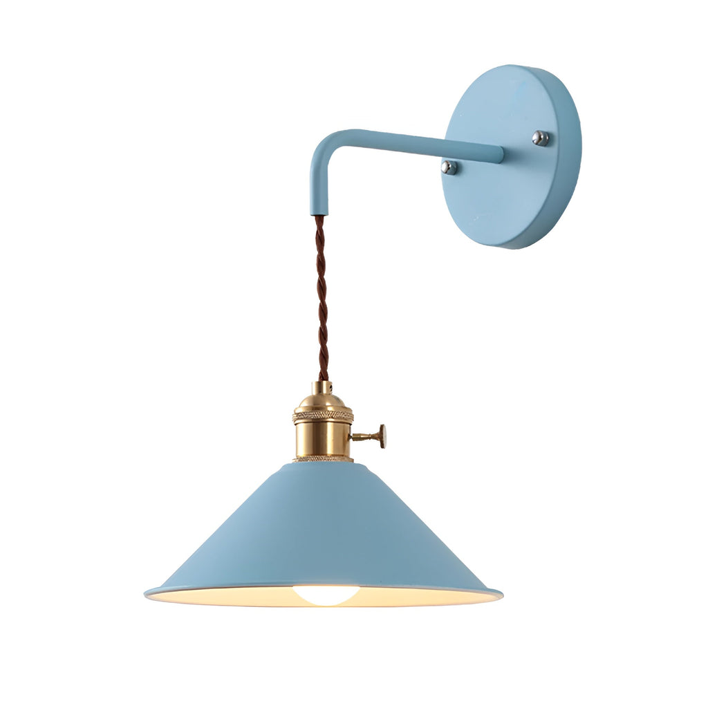 RetroGlow Conical Wall Sconce