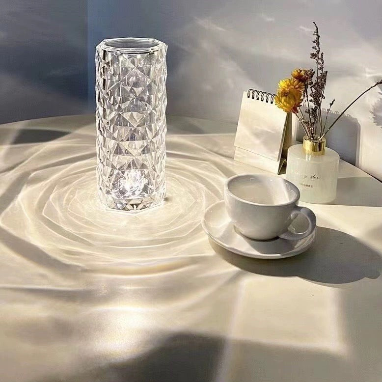 CrystalGlow Diamond Table Lamp