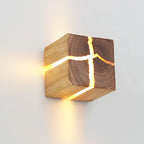 CubeGlow Wooden Wall Lamp - view 6