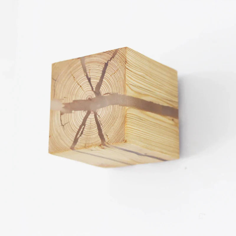 CubeGlow Wooden Wall Lamp - view 4