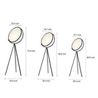 Vantage Rotating Disc Floor Lamp (67"–71")