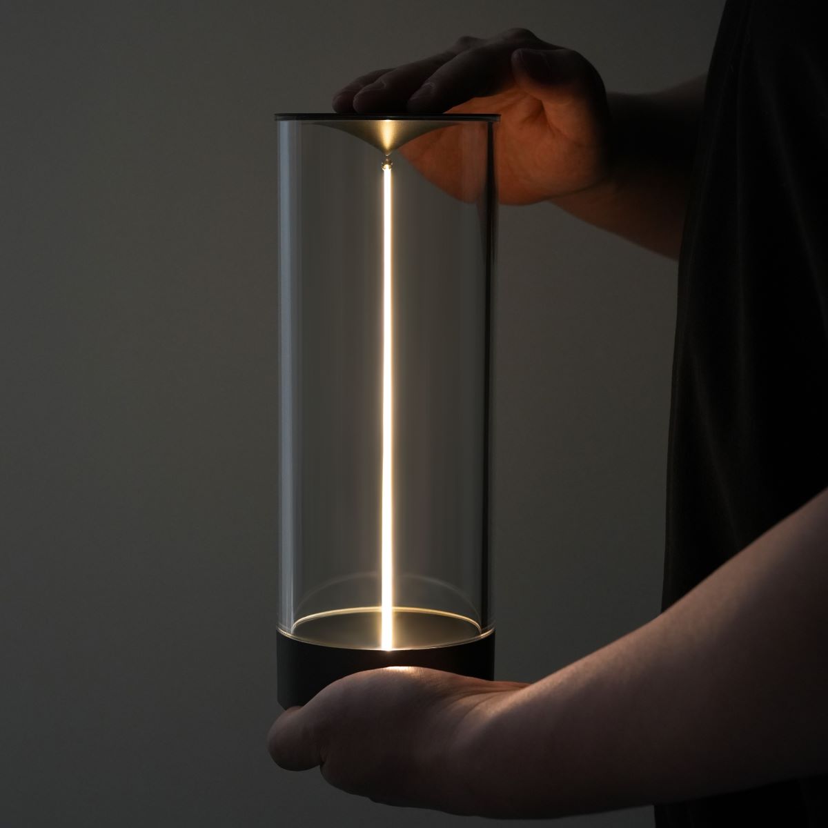 LumiRay Cylindrical Table Lamp (6"–9")