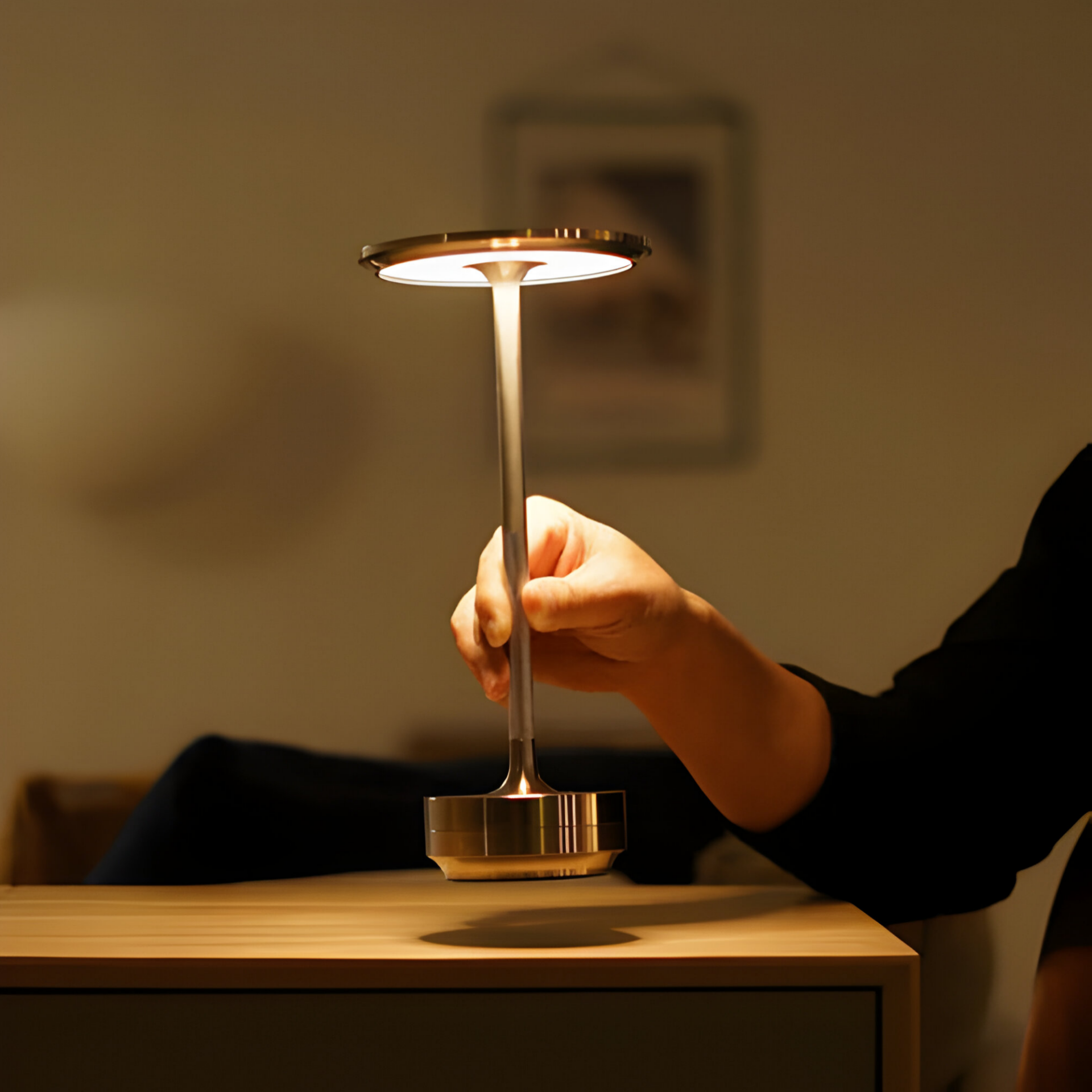 GlowLite Wireless Table Lamp