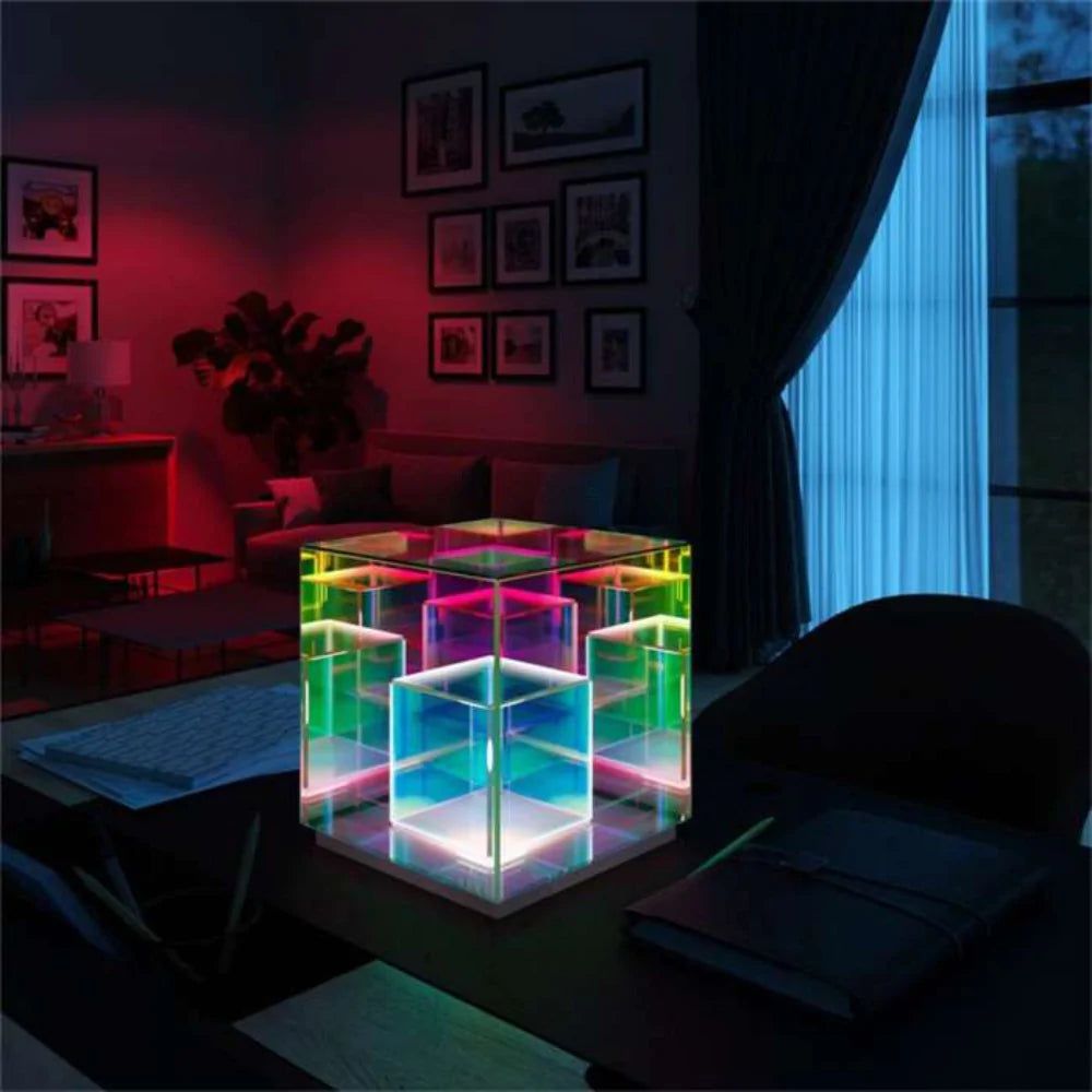LumiPrism Acrylic Cube Lamp - view 4
