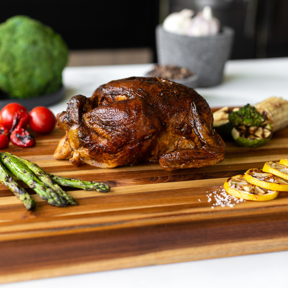 Traditional Teak Carving & Cutting Board with Juice Groove, Charcuterie Board, Large 20x15 in
