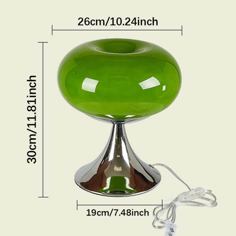 AppleGlow Apple Glass Table Lamp