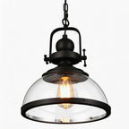 Halston Bowl Glass Pendant (12")