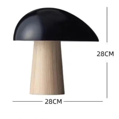 NordicGlow Wood Accent Lamp