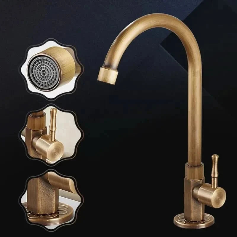 GoldenSwan Gooseneck Faucet