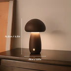 MushroomGlow Wooden Table Lamp - view 2