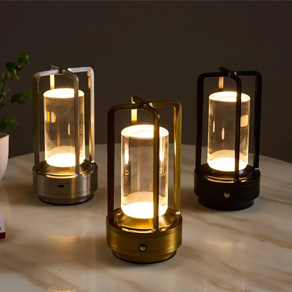 LumiGlow Wireless Crystal Lamp