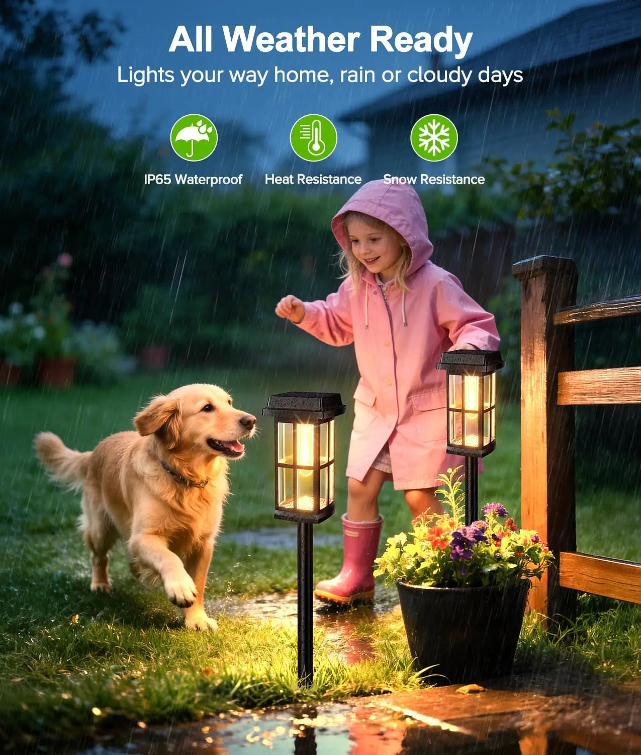 Cairn Solar Lantern Path Light