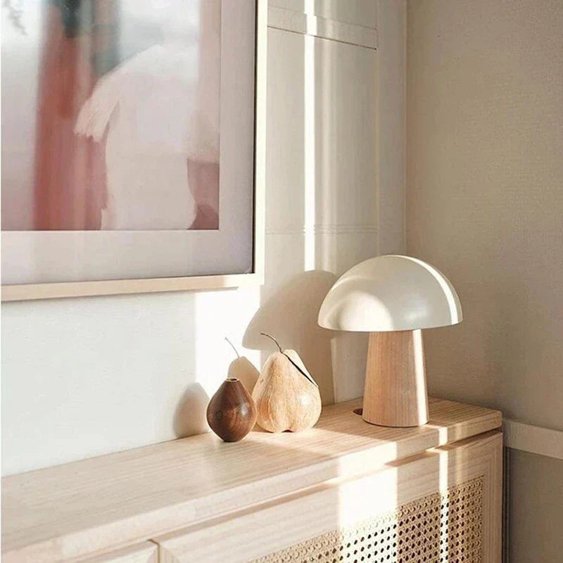 NordicGlow Mushroom Table Lamp