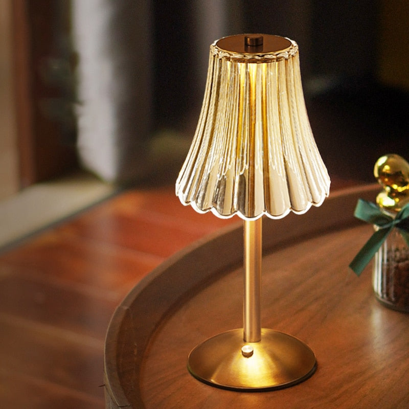 CrystalGlow Crystal Table Lamp - view 3