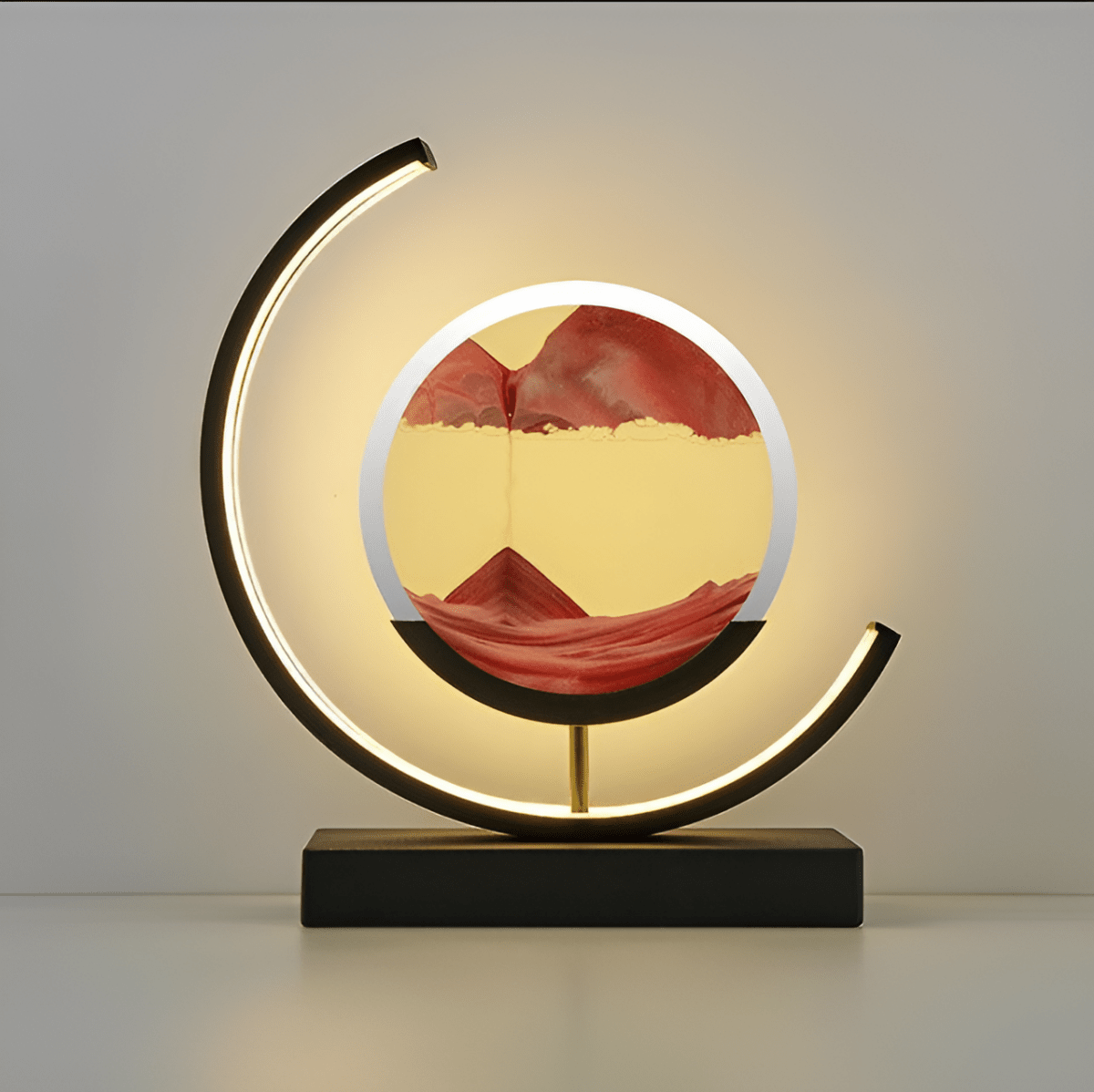 SandGlow Moving Sand Lamp