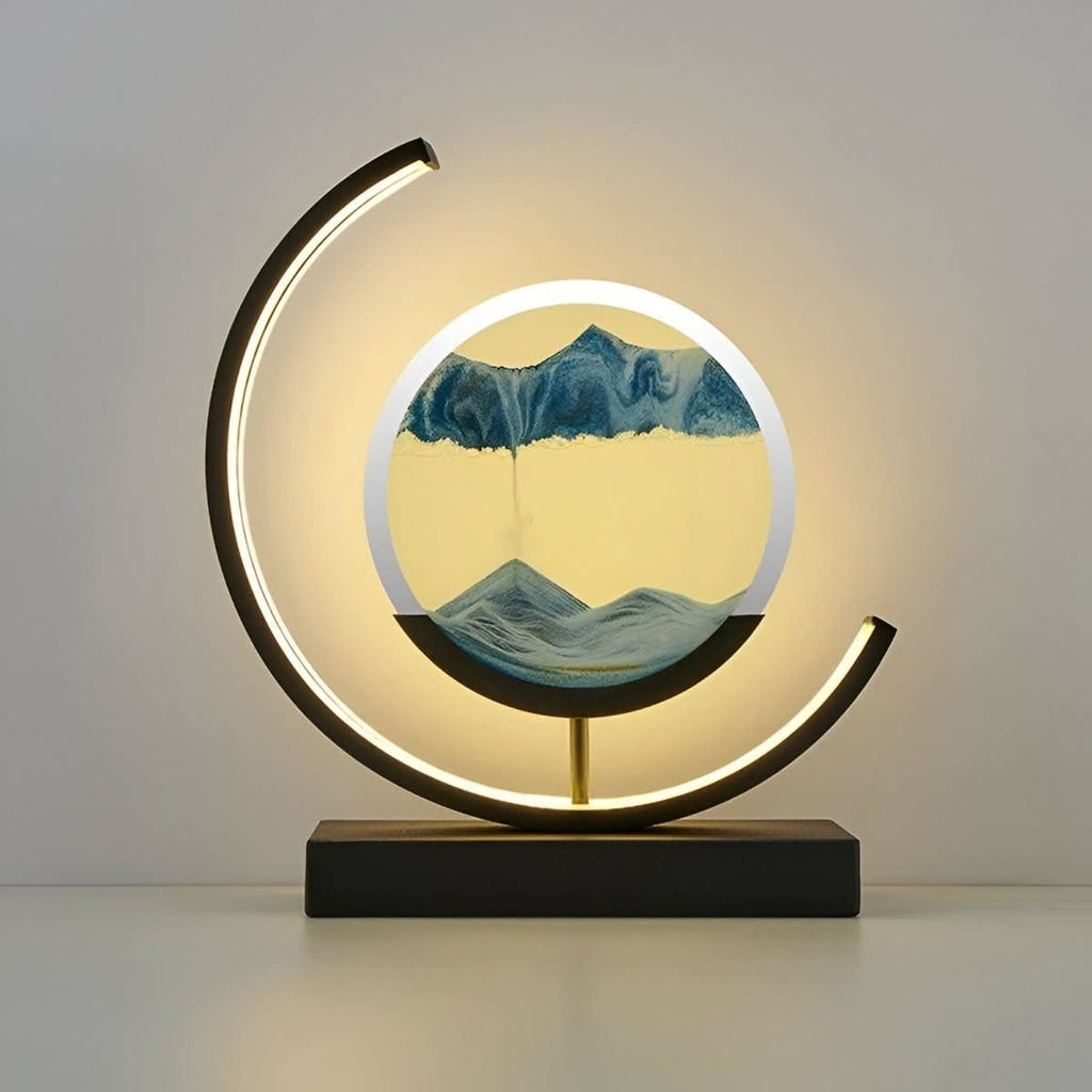SandGlow Moving Sand Lamp