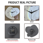 TempoStone | Modern Simple Wall Clock | Silent Quartz Design