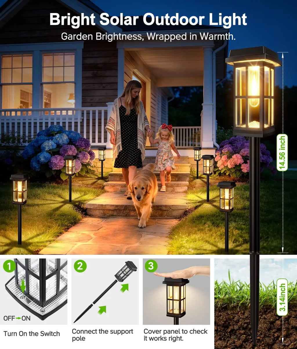 Cairn Solar Lantern Path Light