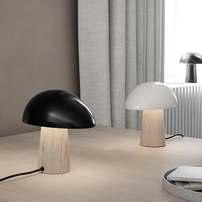 NordicGlow Mushroom Table Lamp
