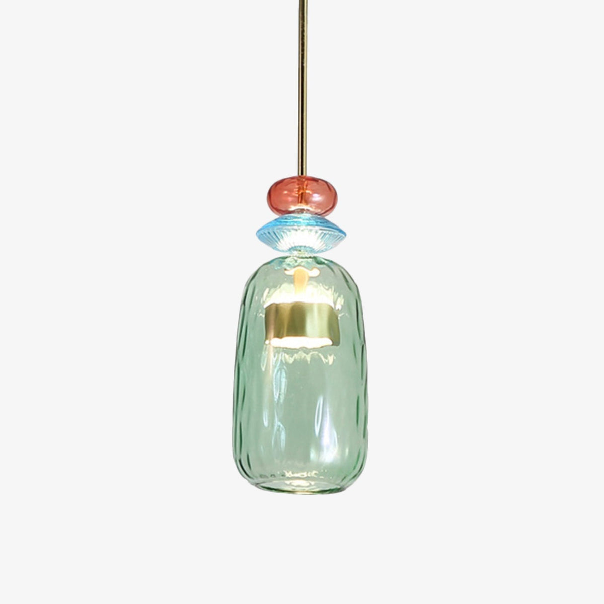 Illumy Colored Glass LED Pendant Light | Modern Nordic Design