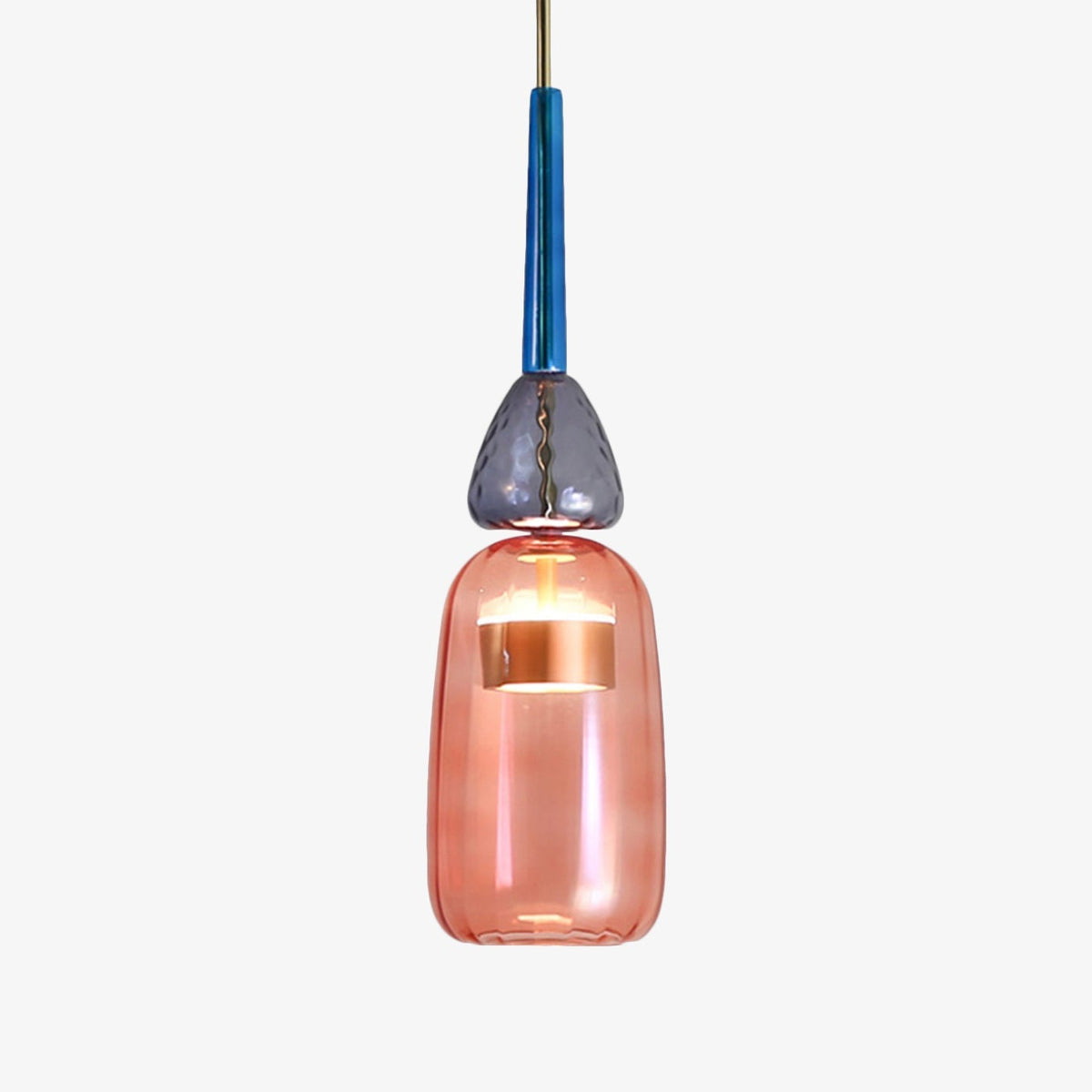 Illumy Colored Glass LED Pendant Light | Modern Nordic Design