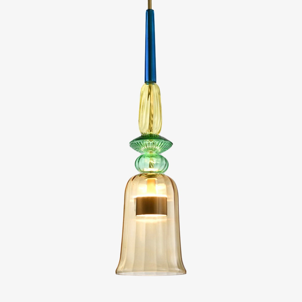 Illumy Colored Glass LED Pendant Light | Modern Nordic Design